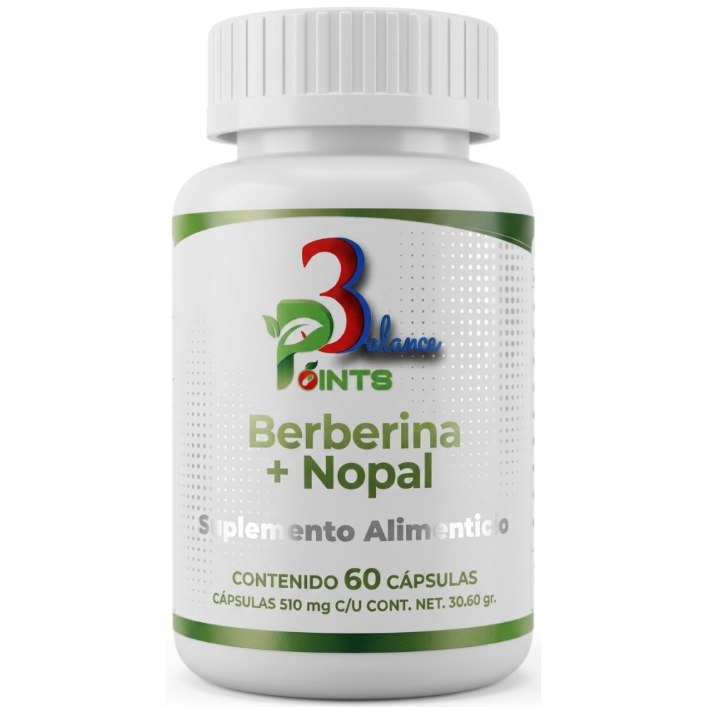 Berberina nopal suplemento 3 Balance Points