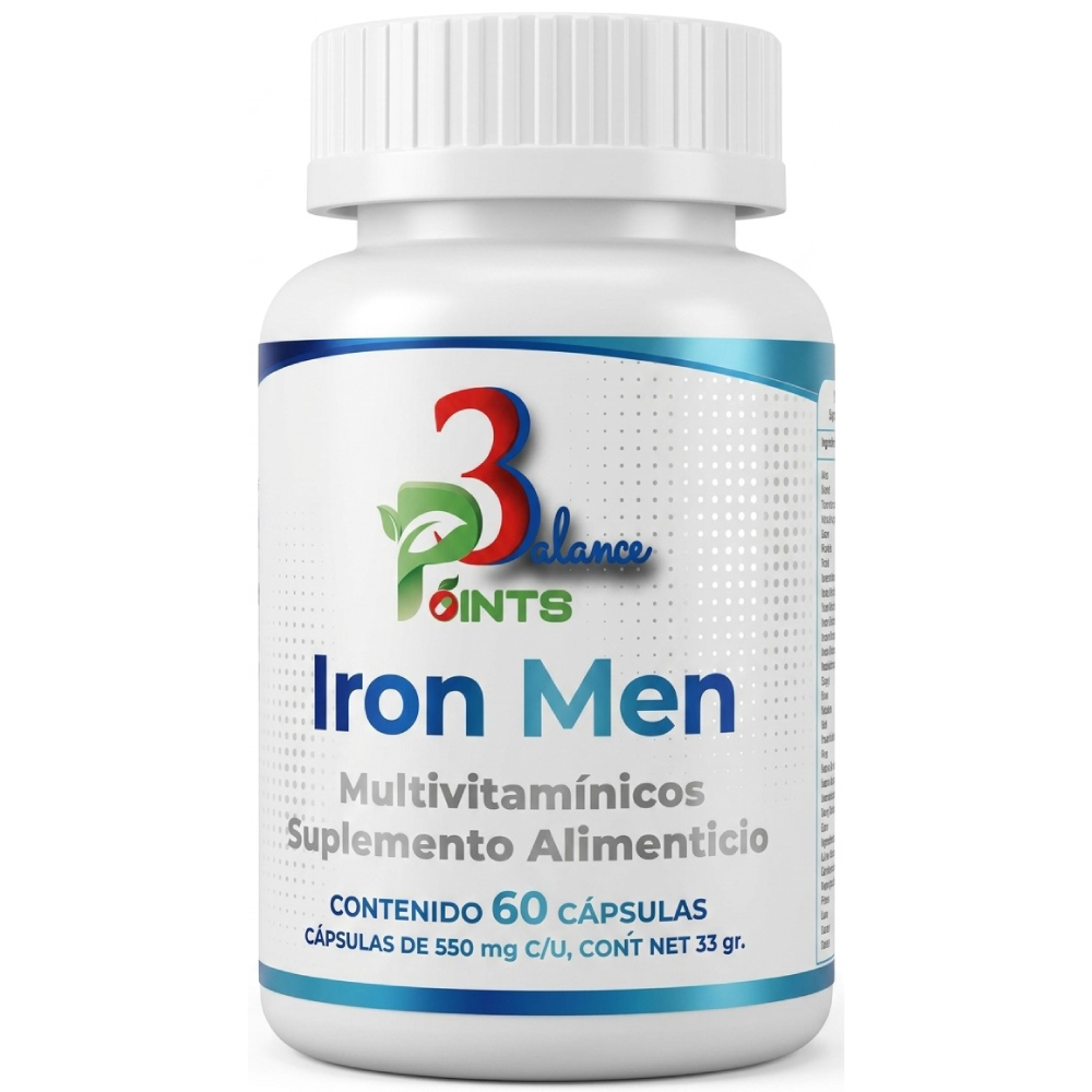 Iron Men multivitaminico vigorizante masculino 3 Balance Points