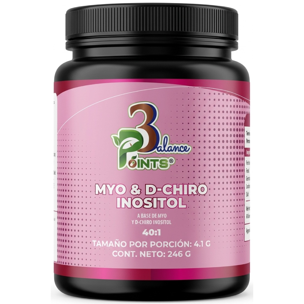 Myo & D-Chiro Inositol 40:1 en polvo 3 Balance Points